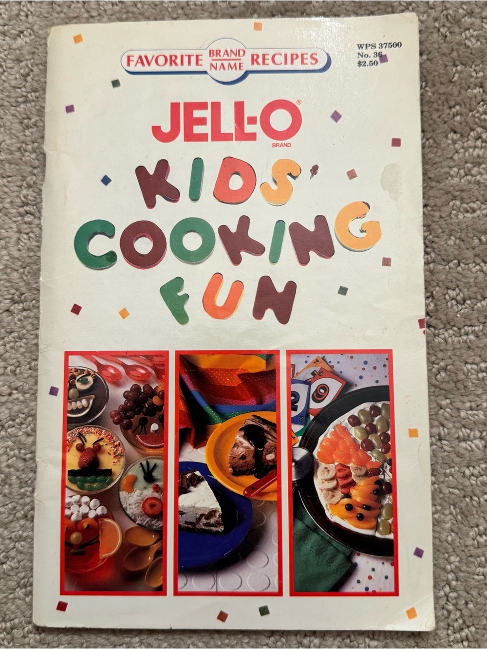 VINTAGE Jell-O Kids' Cooking Fun Recipe Book - 1991
